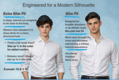 Higher Standard Twill White Dress Shirt 100% Cotton