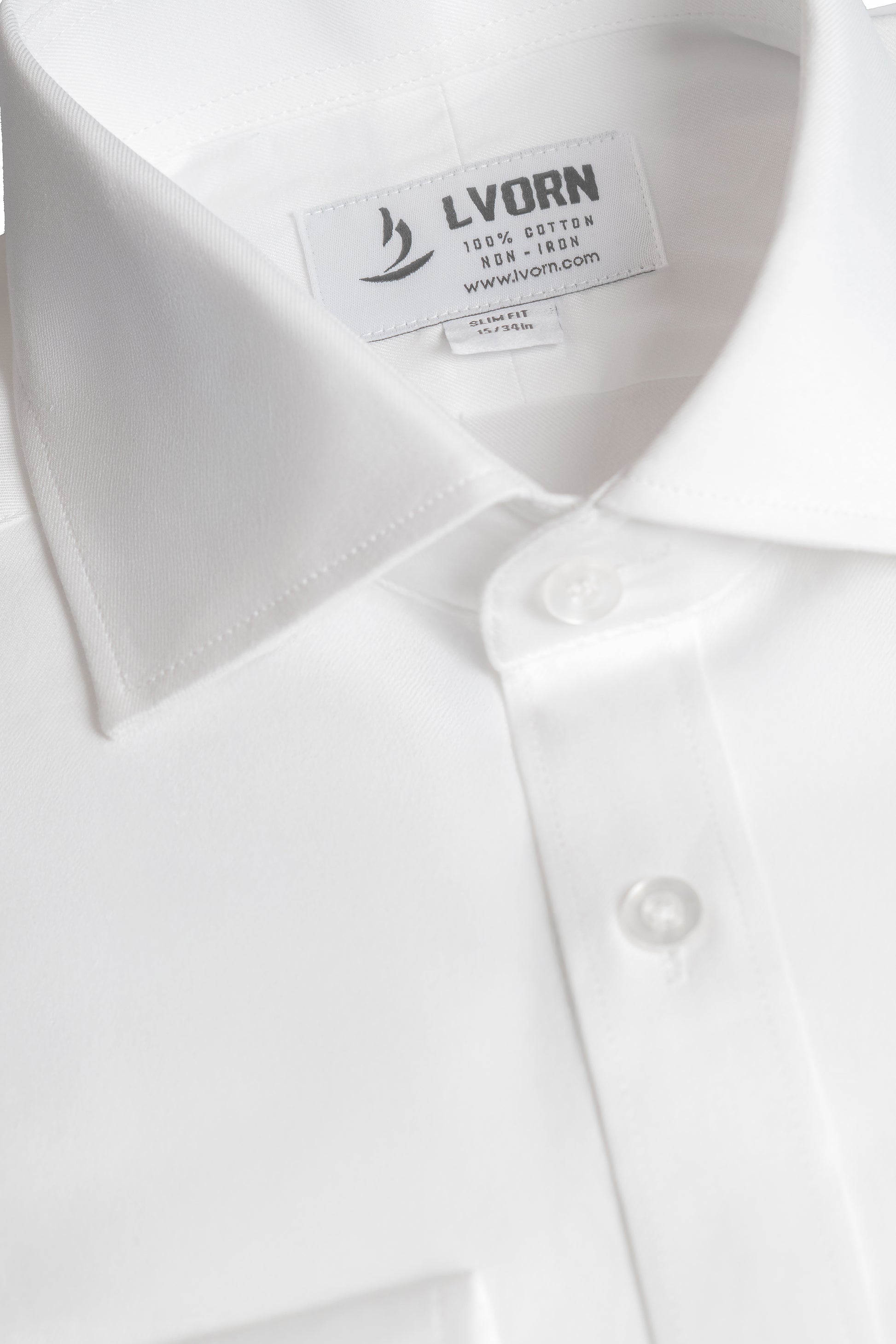 Higher Standard Twill White Dress Shirt 100% Cotton | Lvorn Lvorn Inc. Higher Standard Twill White Dress Shirt 100% Cotton | Lvorn Lvorn Inc.